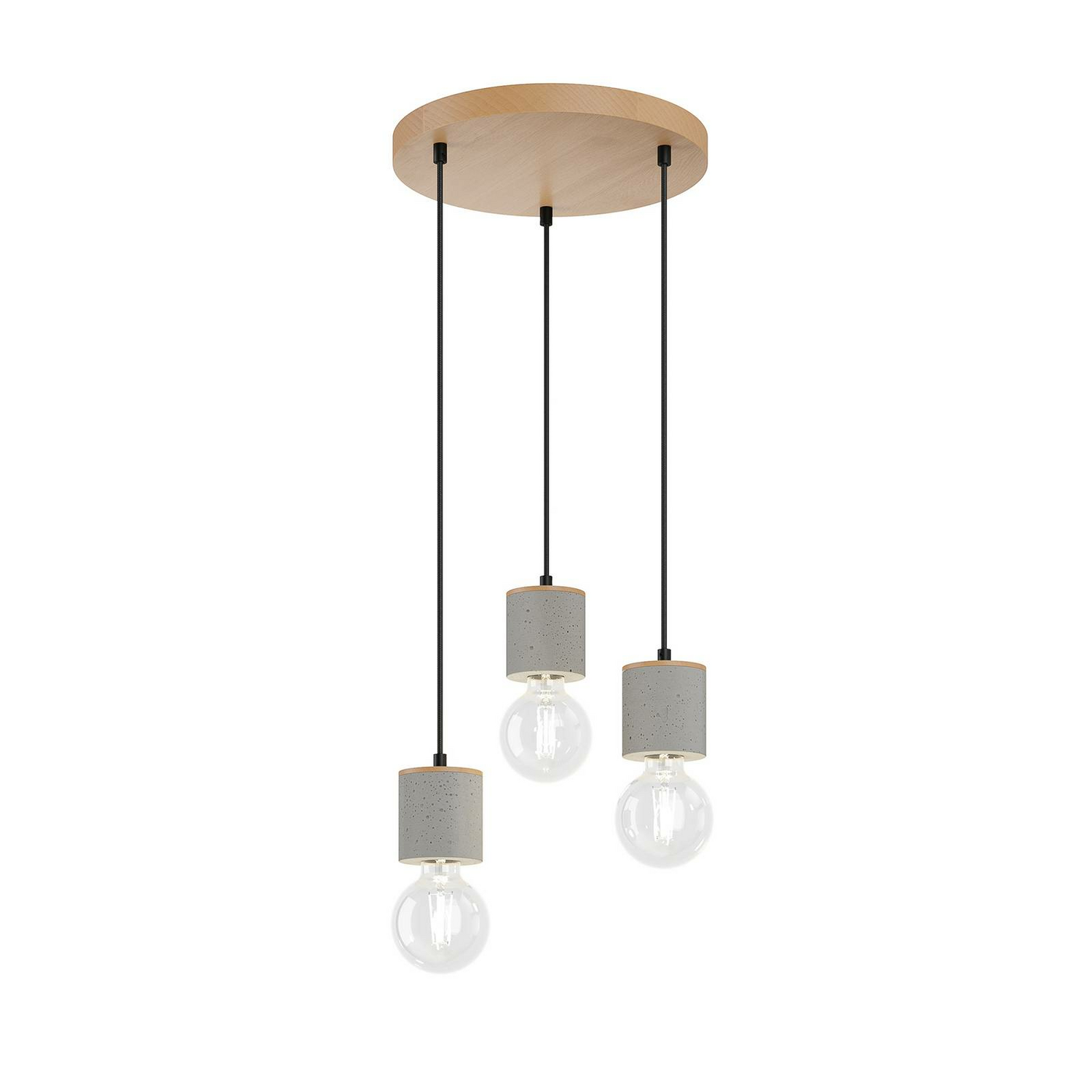 Envostar Jasper Hängeleuchte Hängelampe Deckenlampe Leuchte 3 Flammig Rondell B-Ware - 4251911723366
