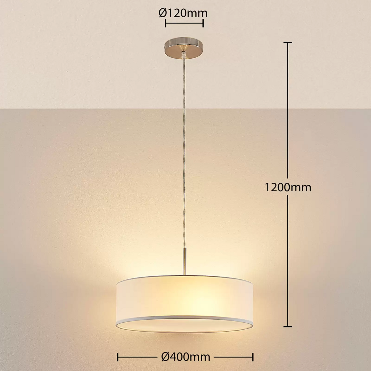 Lindby Hängeleuchte Sebatin Deckenlampe Pendelleuchte Deckenlicht Lampe E27 303 B-Ware - 4251096502985