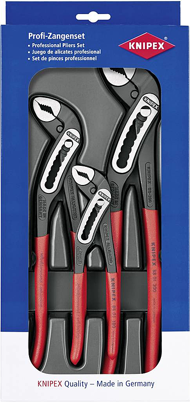 B-Ware Knipex 00 20 09 V03 Werkstatt Wasserpumpenzangen Set 3teilig