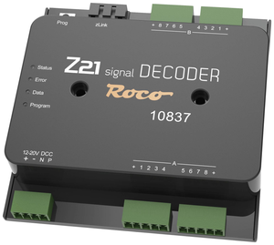 B-Ware Roco 10837 Z21 Signal Decoder Schaltdecoder Baustein Steckklemme Gleisanschluss