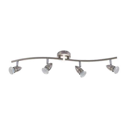 ELC Kalean LED-Deckenstrahler Deckenlampe Deckenlicht Leuchte nickel 2 STÜCK