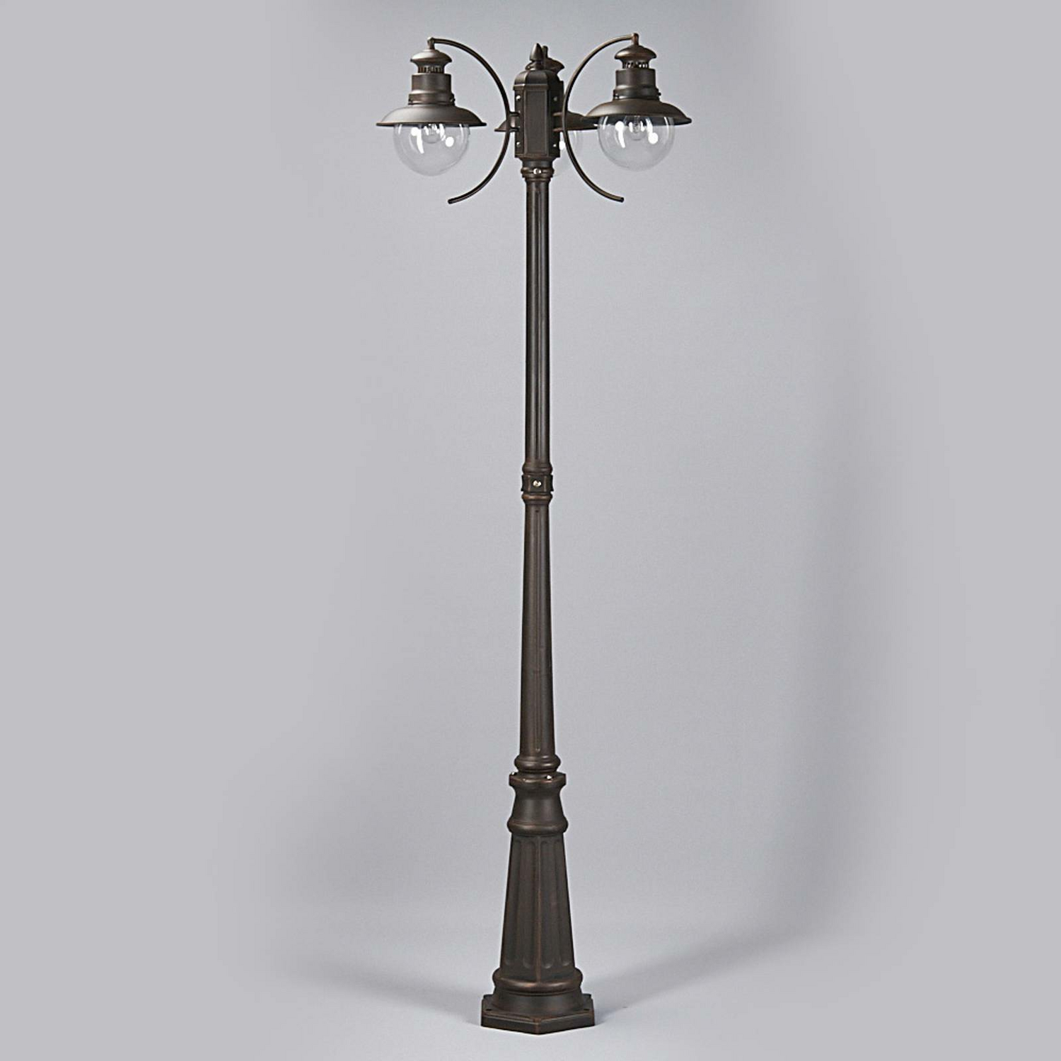 B-Ware Lindby Kandelaber Eddie Gartenleuchte Gartenlampe Lampe 3 Flammig E27 Rostbraun