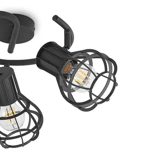 Lindby Nurja Deckenleuchte Rondell Deckenlampe Deckenlicht Leuchte Lampe Licht