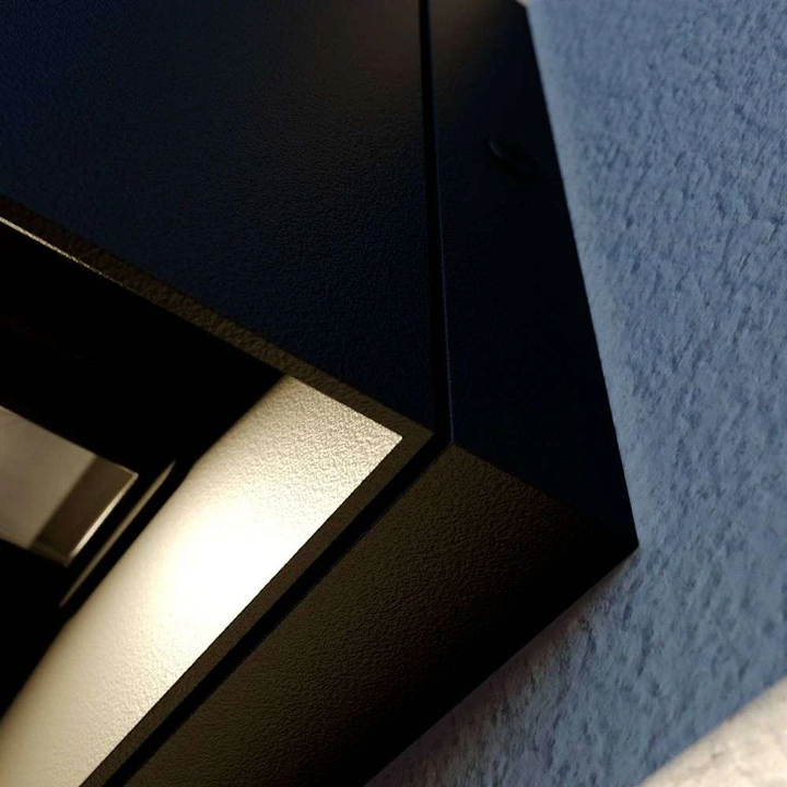 Lindby Glyn Led Außenwandleuchte Gartenlampe Wandleuchte Led Außenlampe Schwarz B-Ware