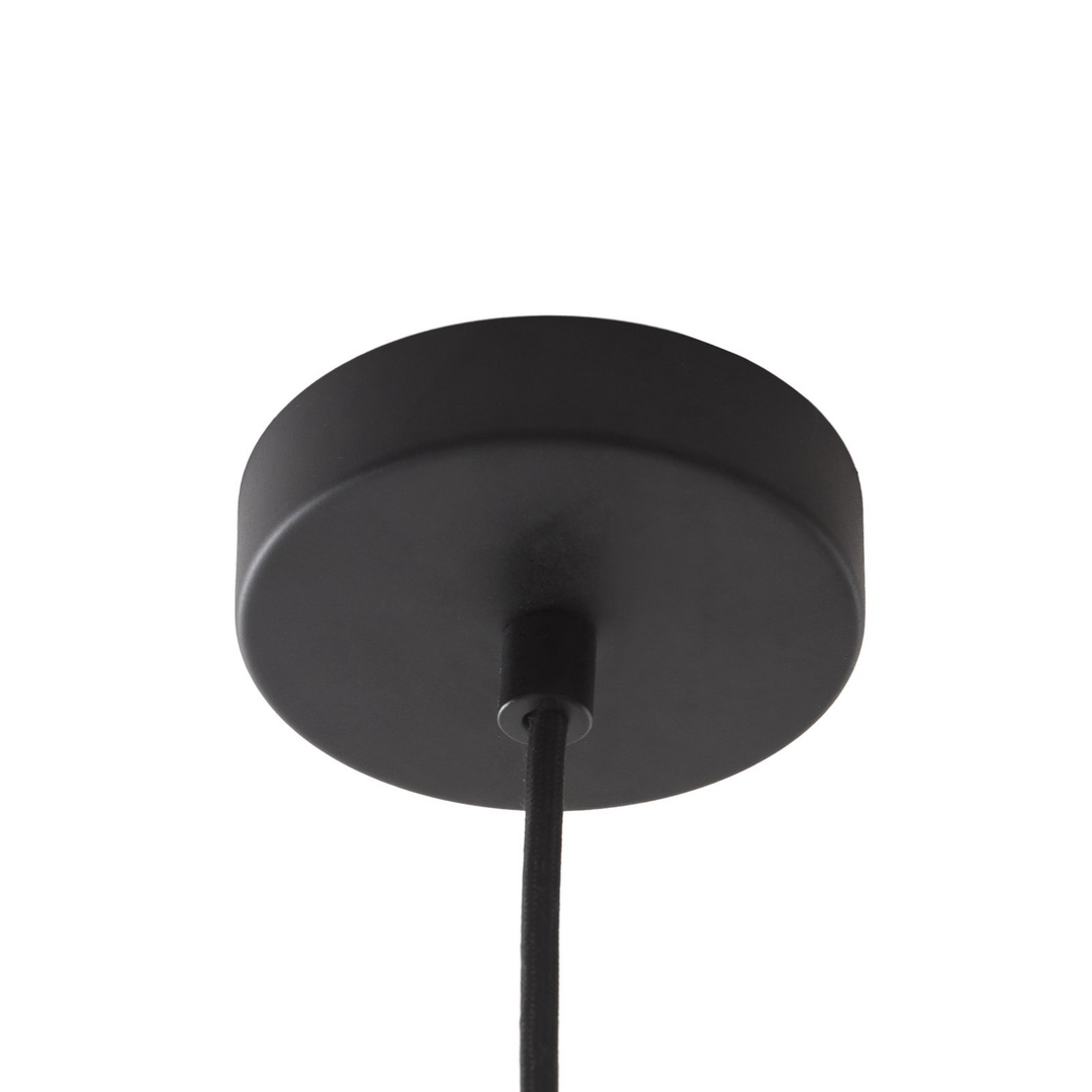 Lucande Hängeleuchte Delarion Schwarz Messing Aluminium Deckenlampe Lampe Spot B-Ware
