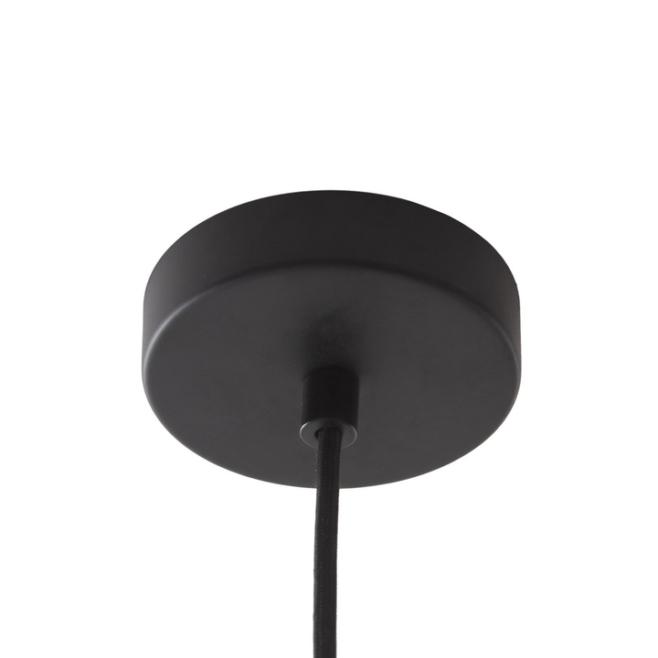 Lucande Hängeleuchte Delarion Schwarz Messing Aluminium Deckenlampe Lampe Spot B-Ware