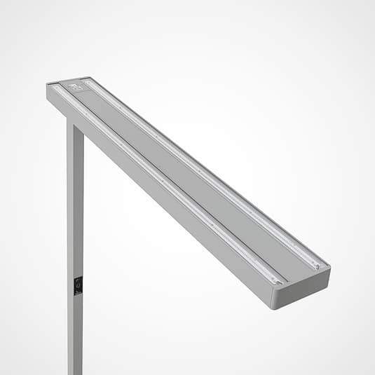 B-Ware Arcchio Stehlampe Büro Stehleuchte Led Susi Silber Sensor Touchdimmer Dimmbar910