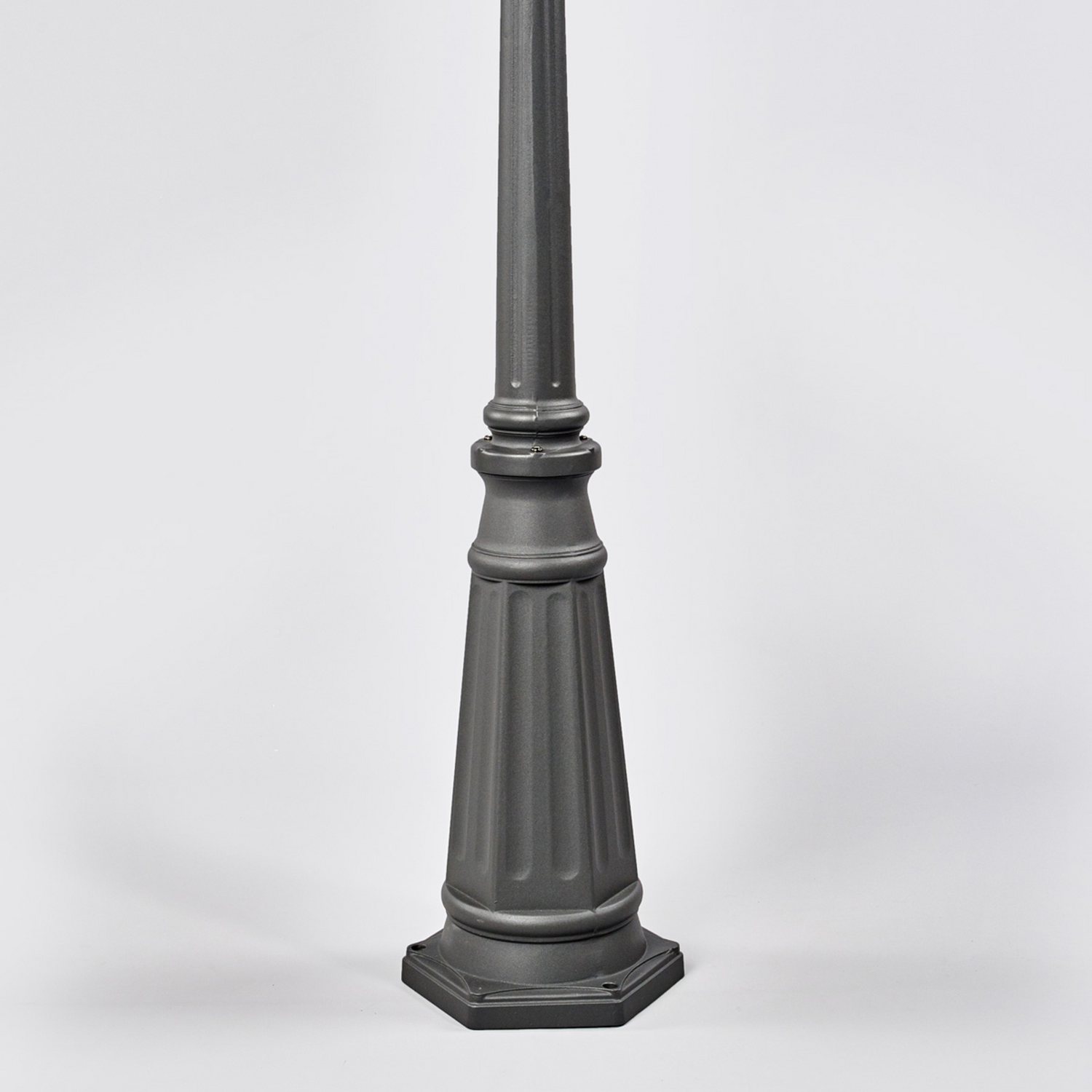 Lanterne-candélabre Lindby à 3 lumières, qualité B, Edana Graphite 189 