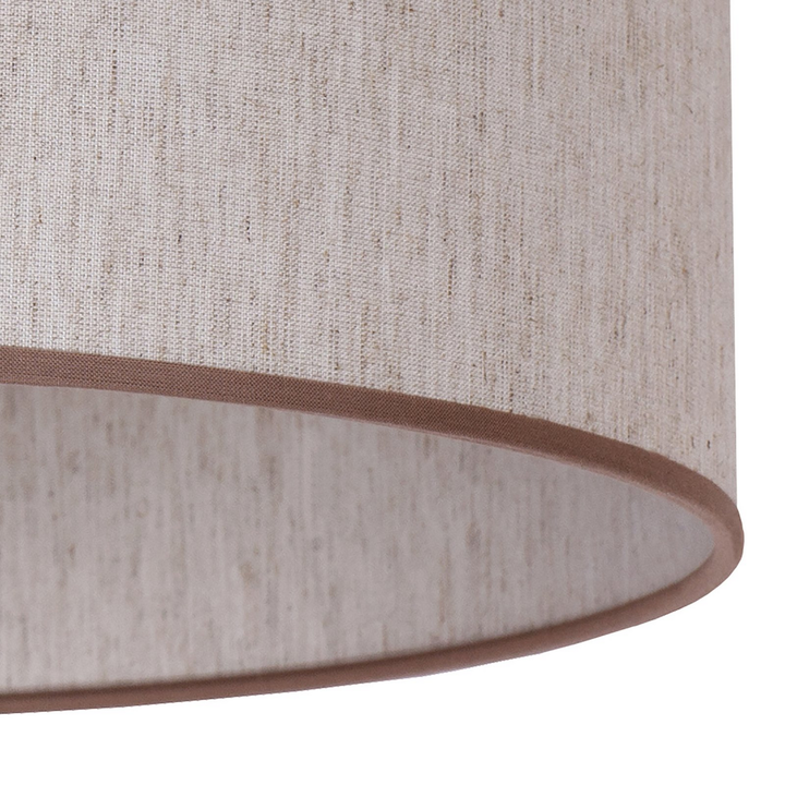 Lampenschirm Roller ecru/beige Ø 40 cm Höhe 22 cm Lampen-Zubehör Lampe Leuchte