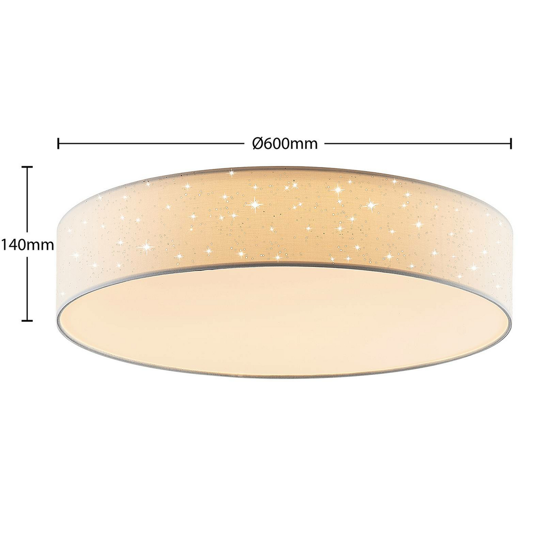 Lindby Ellamina Led Deckenlampe Deckenlampe Lampe Wohnzimmerlampe ø 60 Cm Weiß B-Ware - 4251096586633