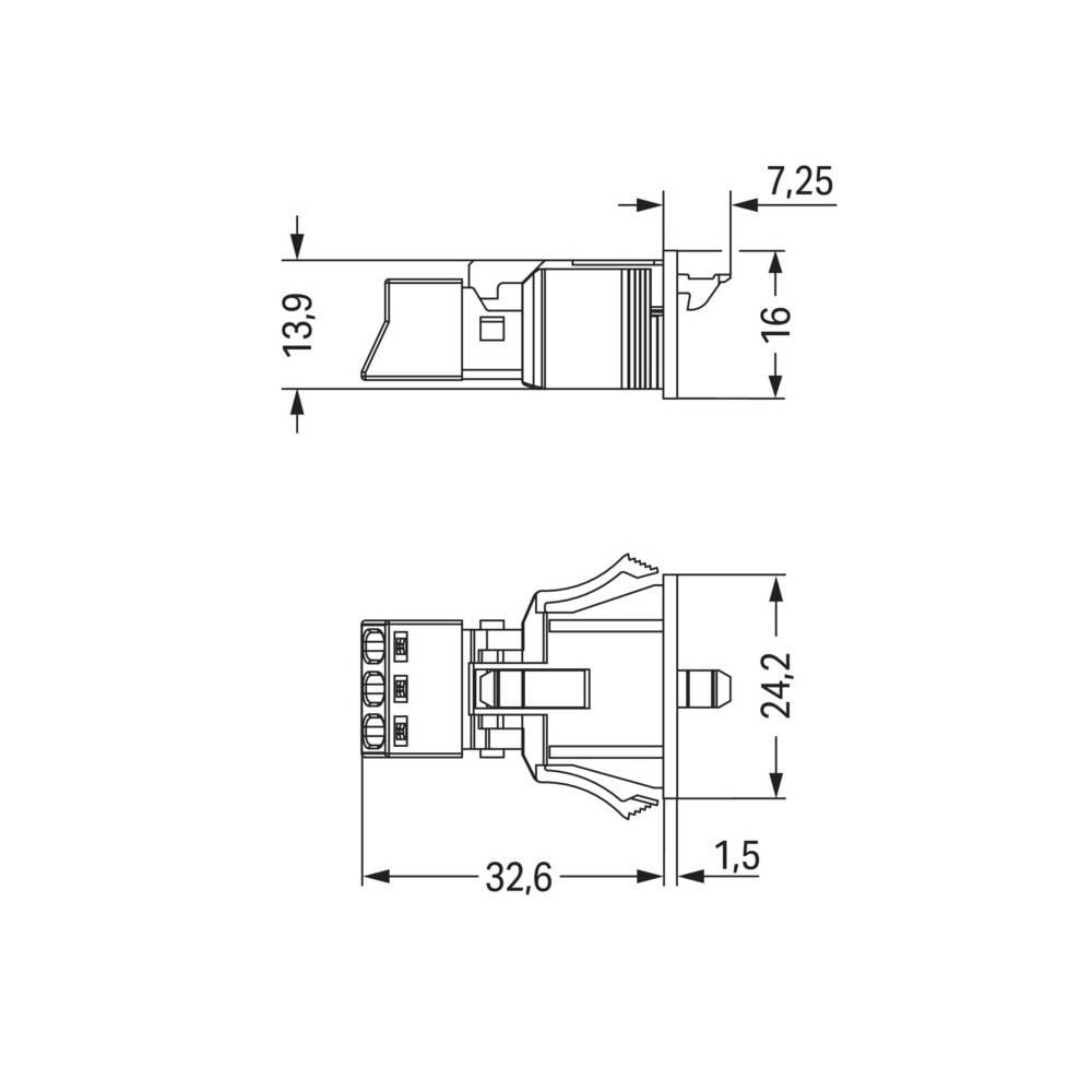 WAGO 890-793/082-000 Netz-Steckverbinder Verbinder Stecker