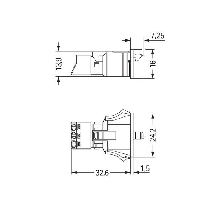 WAGO 890-793/082-000 Netz-Steckverbinder Verbinder Stecker