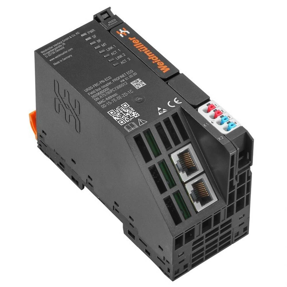 Weidmüller Ur20 Fbc Pn Eco 2659680000 Sps Feldbuskoppler 24 V/Dc Sps System B-Ware