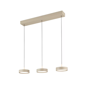 B-Ware Led Hängeleuchte Teide Khaki Metall Höhenverstellbar Deckenlampe Deckenleuc792