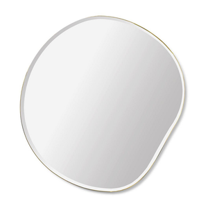 B-Ware Ferm Living Pond Spiegel Wandspiegel Hängespiegel Gesichtsspiegel Weiß 52x50cm