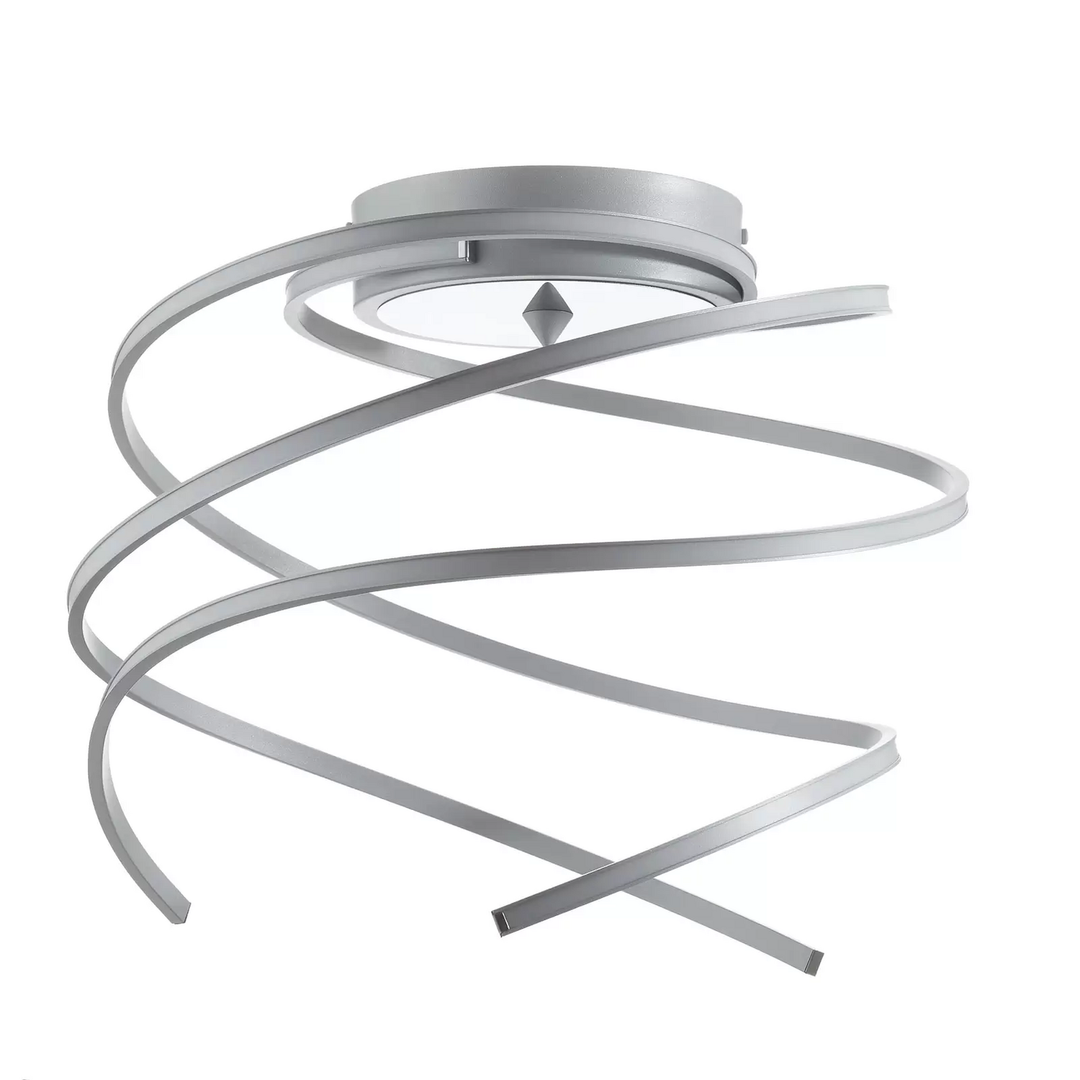 LED-Deckenleuchte Lungo 3-armig alu mit Fernbed. Deckenlampe SIEHE TEXT/FOTO