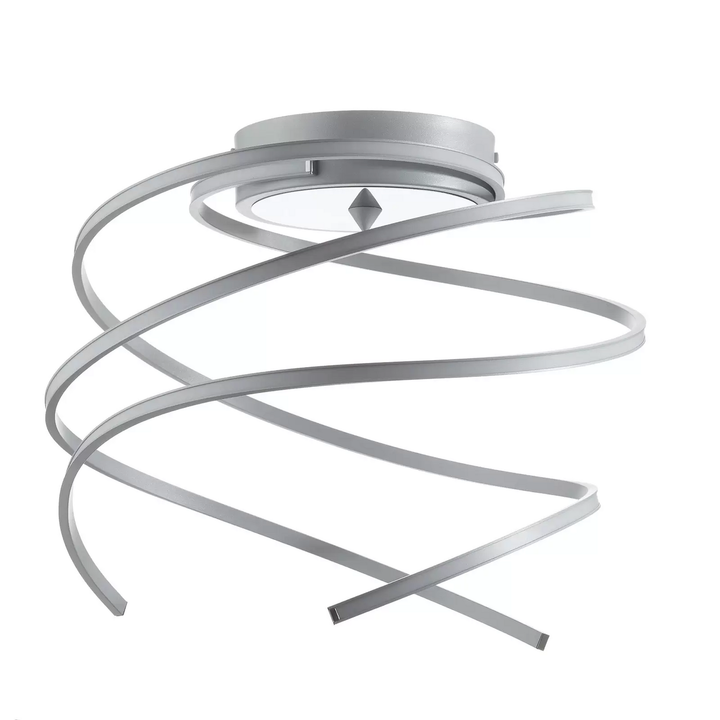LED-Deckenleuchte Lungo 3-armig alu mit Fernbed. Deckenlampe SIEHE TEXT/FOTO