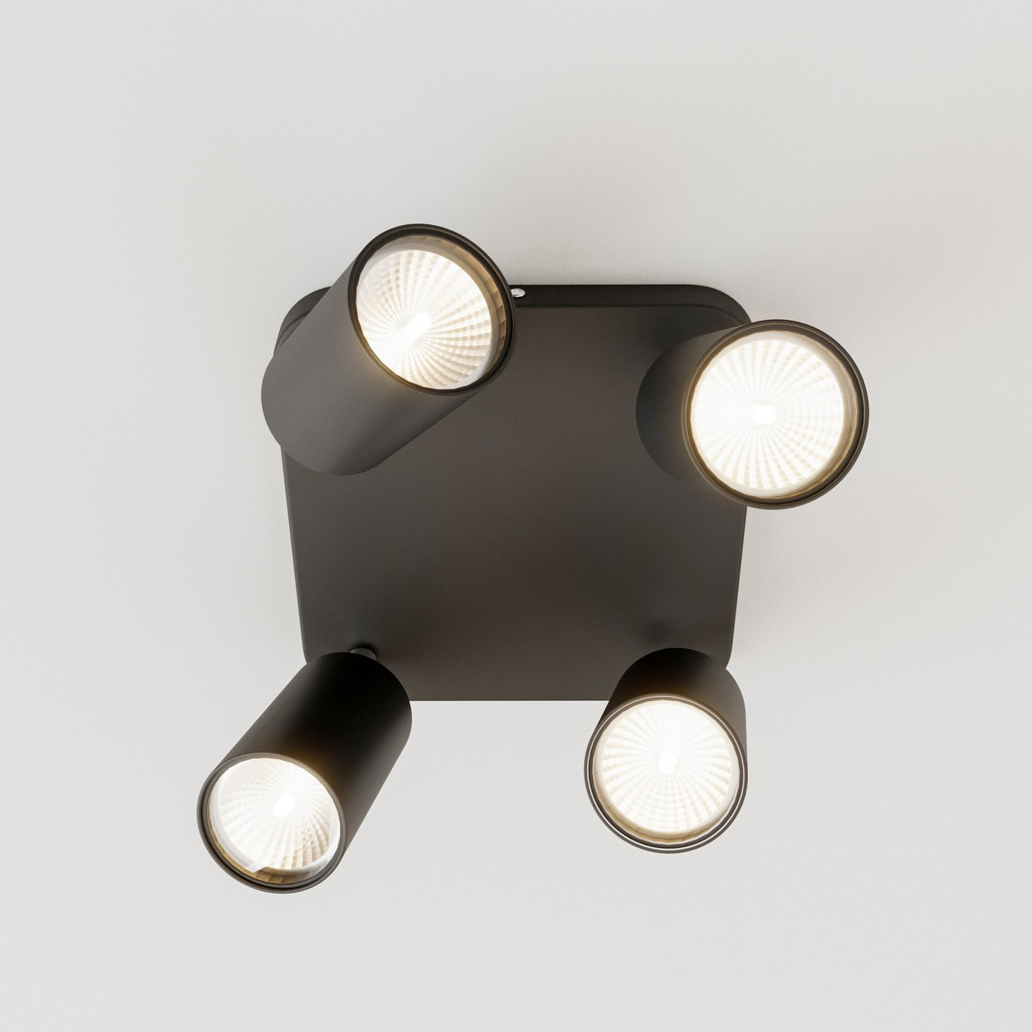 Nowodvorski Lighting Deckenlampe Eye Spot Vierflammig Quadrat Schwarz Lampe Spot B-Ware - 5903139602297