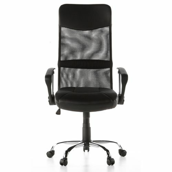 B-Ware Hjh Office Bürostuhl Chefsessel Arton 20 Drehstuhl Stuhl Netz Kunstleder Schwarz