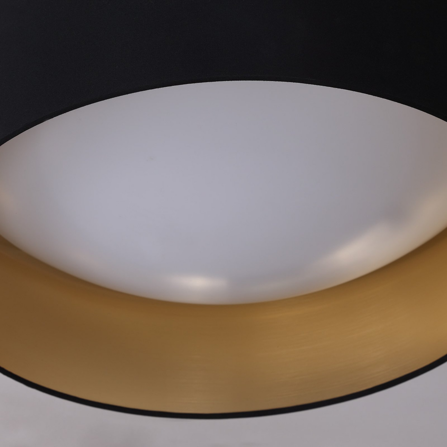 Lindby Stoff Deckenlampe Coleen Deckenlampe Lampe Leuchte Licht Schwarz Gold Led B-Ware - 4251096513301