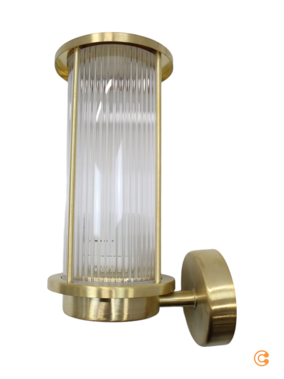 B-Ware Nordlux Außenwandleuchte Linton Außenleuchte Wandleuchte Wandlampe Messing E27