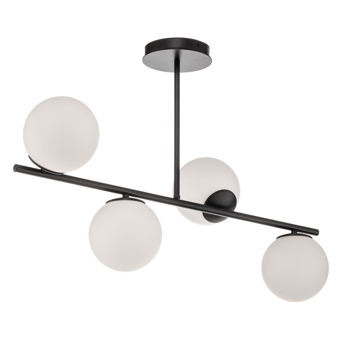 Euluna Deckenlampe Deckenleuchte Lampe Leuchte Kabo schwarz vierflammig - 5901738919655