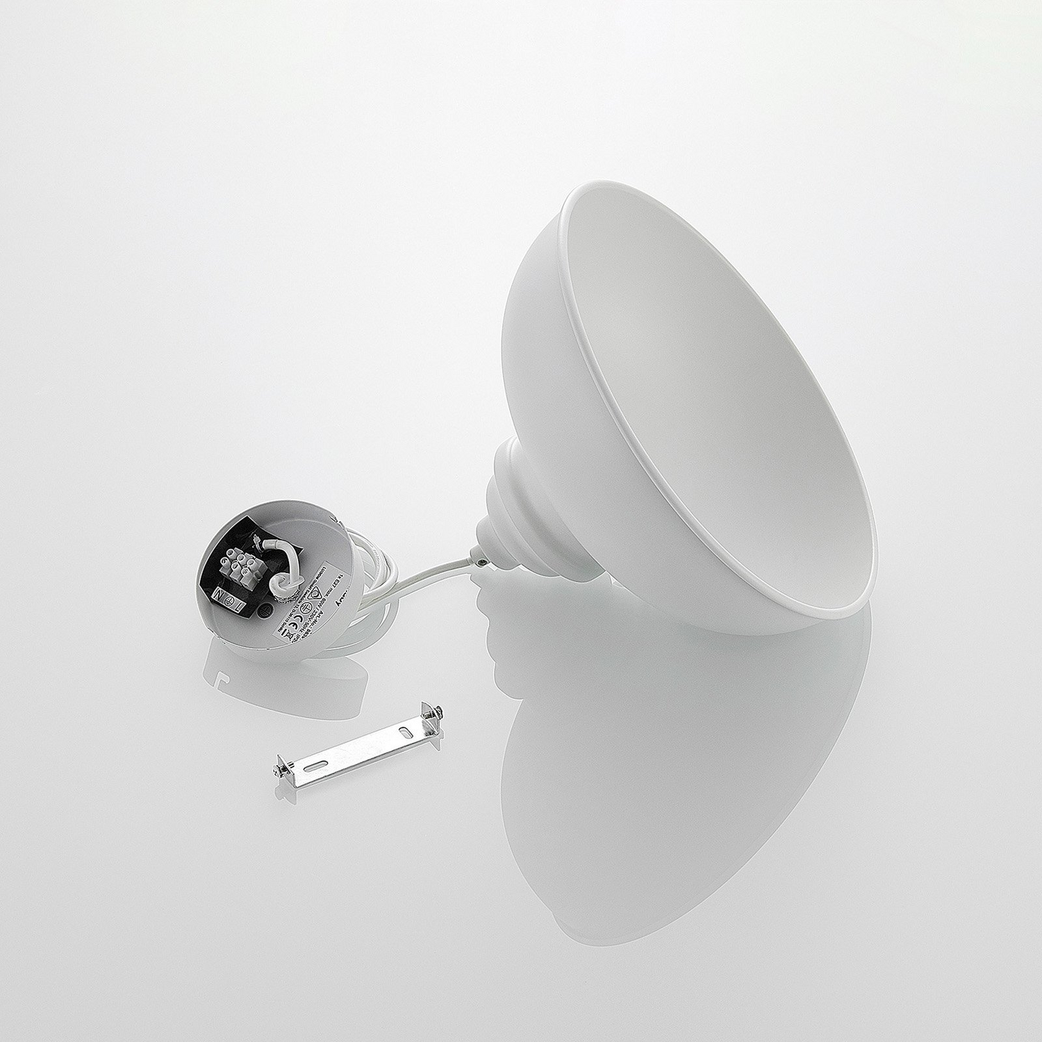 B-Ware Lindby Cliona Hängeleuchte Deckenlampe Pendelleuchte Lampe Leuchte E27 Weiß