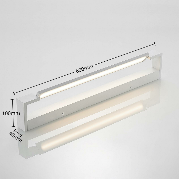 Arcchio Jora LED-Wandleuchte Wandleuchte Lampe Leuchte 18 Watt 60 cm Alu weiß