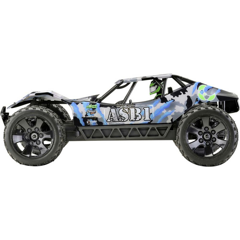 Absima ASB1 Chassis Camouflage Blau Brushed 1:10 RC Einsteiger Modellauto 4WD