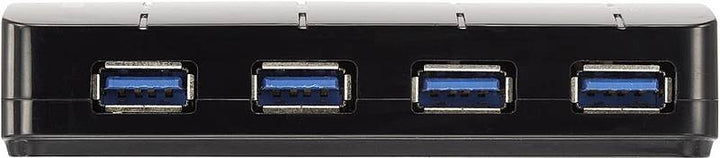 Renkforce 4 Port USB 3.0-Hub Schwarz Schnellladeport Status-LEDs Netzteil
