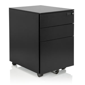 B-Ware hjh OFFICE Rollcontainer COLOR OS I Schrank Metall schwarz Zahlenschloss Büro