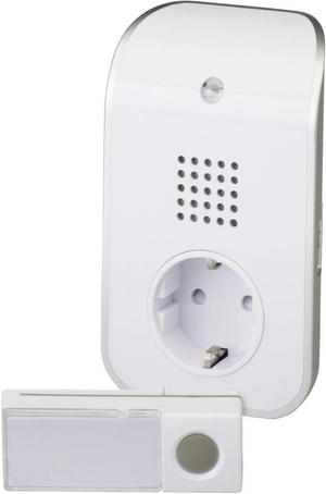 Sonnette sans fil Heidemann, kit complet HX Curve, sonnette de porte, système de sonnette, carillon de porte, produit d'occasion.