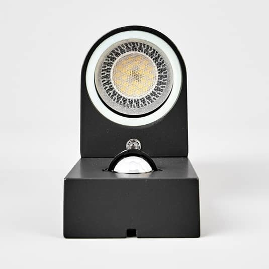Lindby Palina Außenwandlampe Außenwandleuchte Wandlampe Wandleuchte mit Sensor - 4251096504439