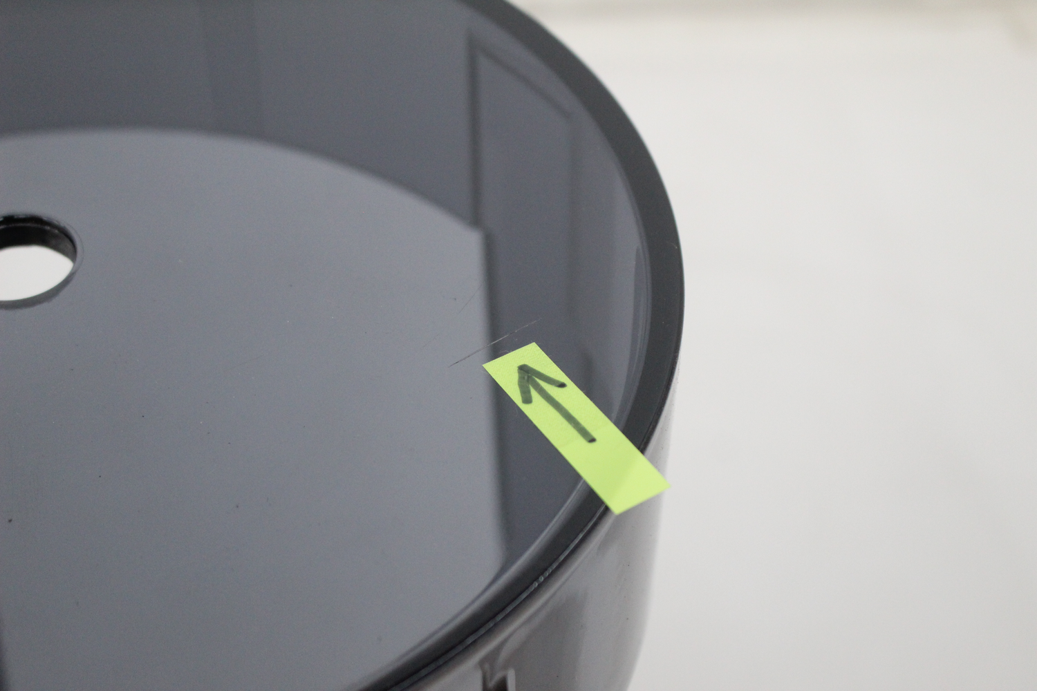 B-Ware Kartell Charles Hocker Sitzhocker Fußhocker 46cm Fumé/Transparent Siehe Fotos