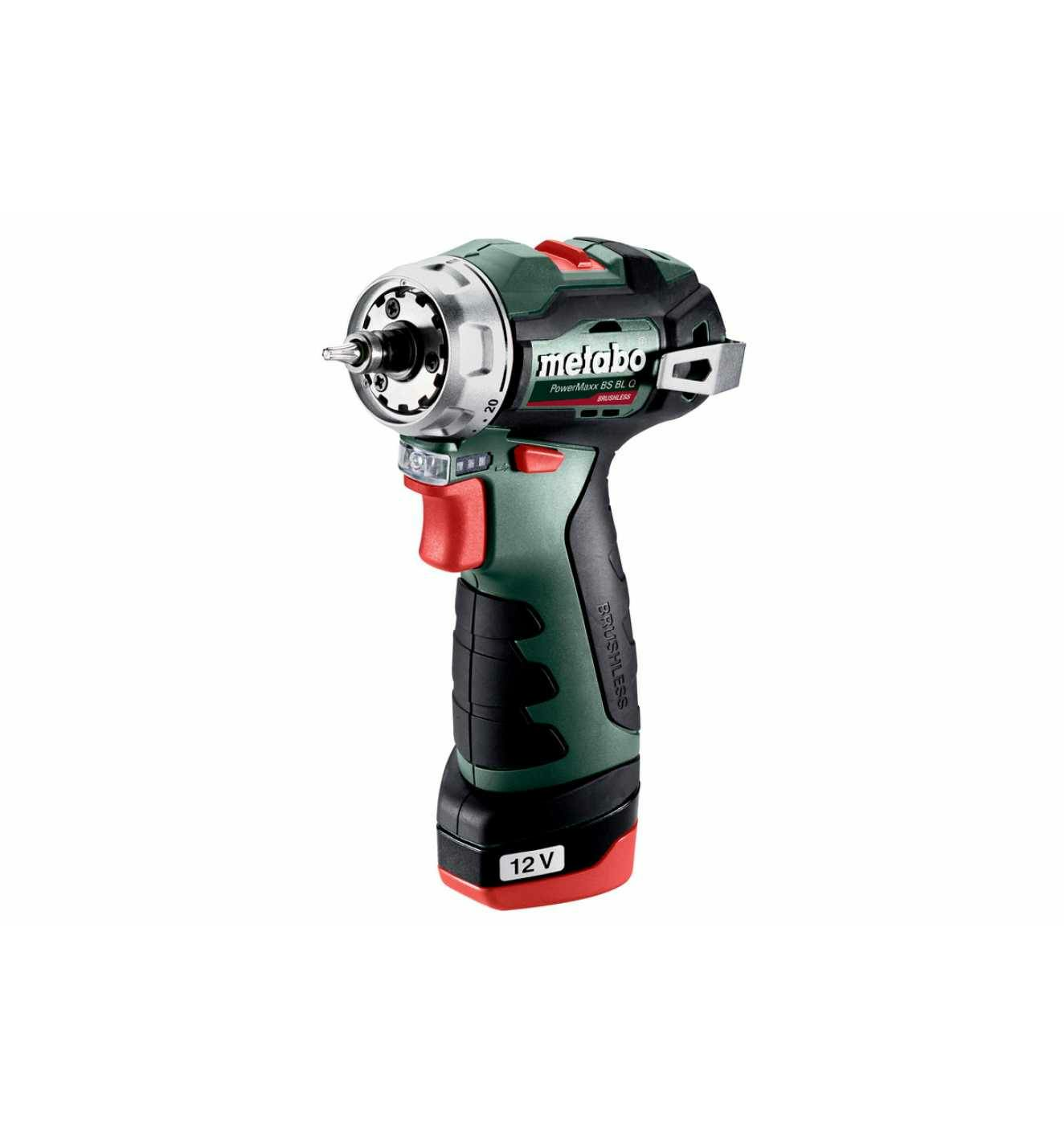 B-Ware Metabo Power Maxx Akku Bohrschrauber Bohrschrauber 12 V 2 Ah Li Ion Inkl. 2. Akku