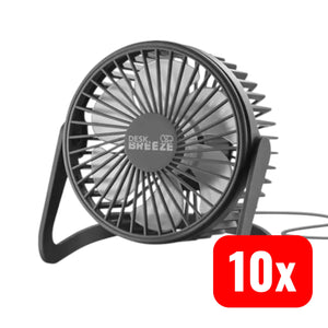 B-Ware Cellularline Tischventilator Usb Ventilator Schwenkbar Dunkelgrau 10 Stück