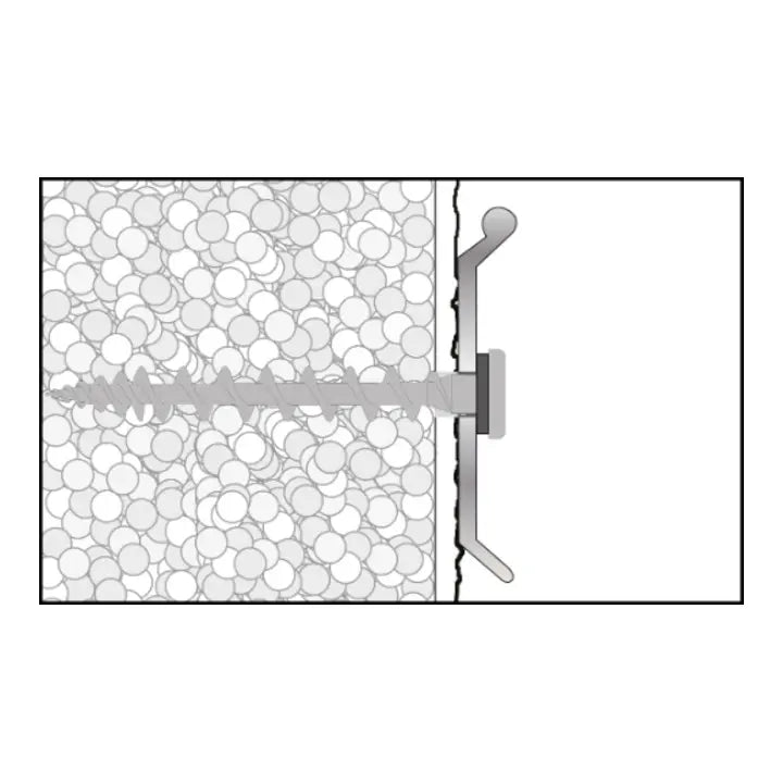 B-Ware Celo Isolierplattenschraube Dämmstoffschraube Ips 80 Ral9003 Signalweiß 50 Stück - 4250438917906
