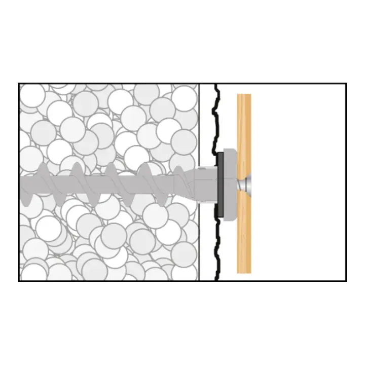 B-Ware Celo Isolierplattenschraube Dämmstoffschraube Ips 80 Ral9003 Signalweiß 50 Stück - 4250438917906