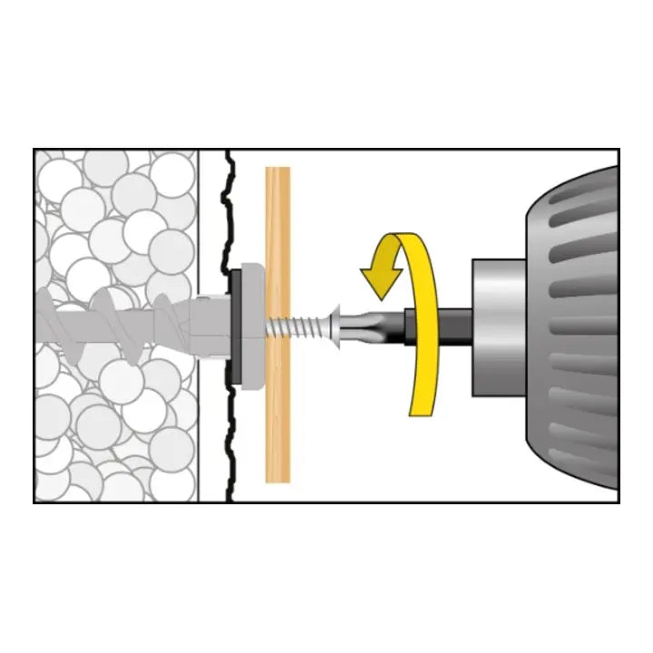 B-Ware Celo Isolierplattenschraube Dämmstoffschraube Ips 80 Ral9003 Signalweiß 50 Stück - 4250438917906