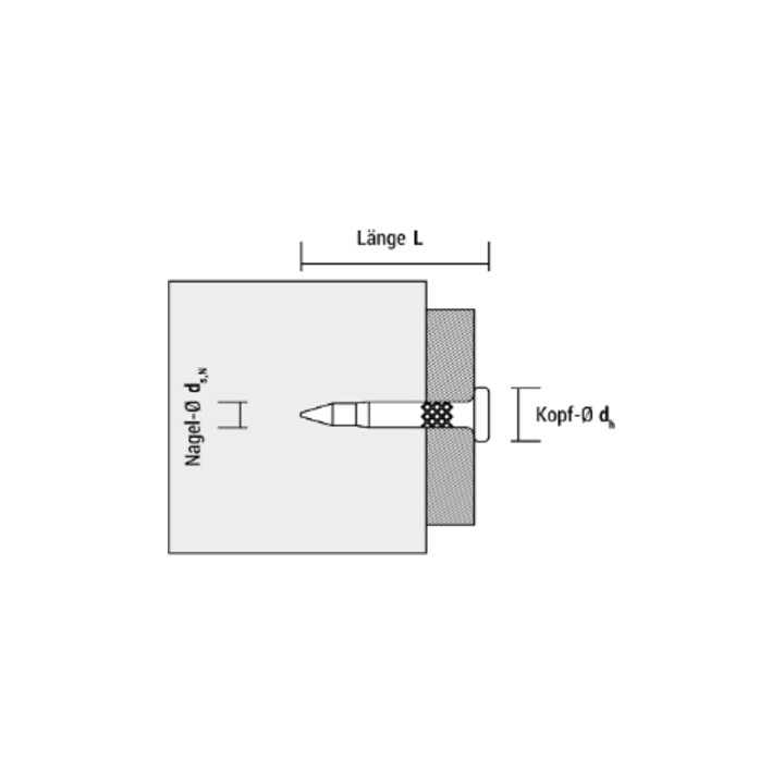 Celo Xha Premiumnagel Nagelstift Gasnagel 3x38 Mit Gaskartusche  B-Ware - 8421814558587