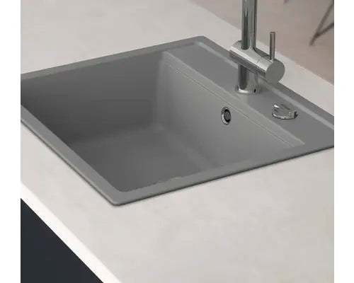 B-Ware Centa Spüle Einbauspüle Waschbecken Baten 60 Komposit Hellgrau - 4306517633981