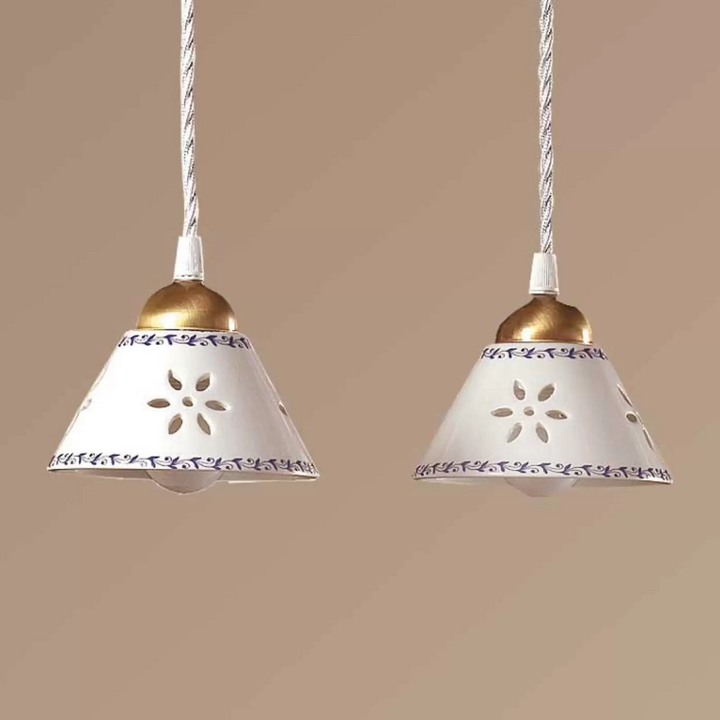 Ceramiche Hängeleuchte Nonna Hängelampe Pendellampe Lampe Leuchte Keramik E14 B-Ware