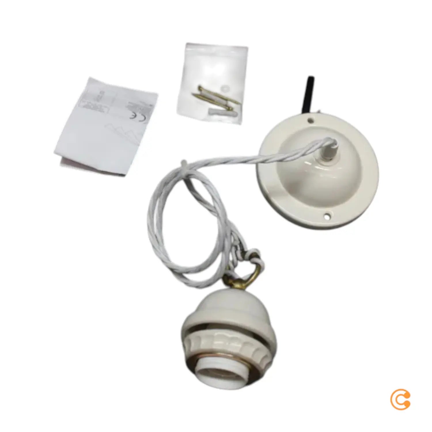 B-Ware Ceramiche Hängeleuchte Pizzo, 1 Flg 30 Cm Hängelampe Lampe Spot Siehe Text/Foto - 2013017