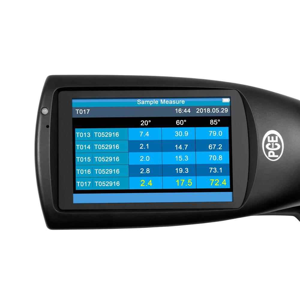 B-Ware PCE Instruments Glanzmessgerät PCE-PGM 100 Messgeometrie Messgerät Luxmeter