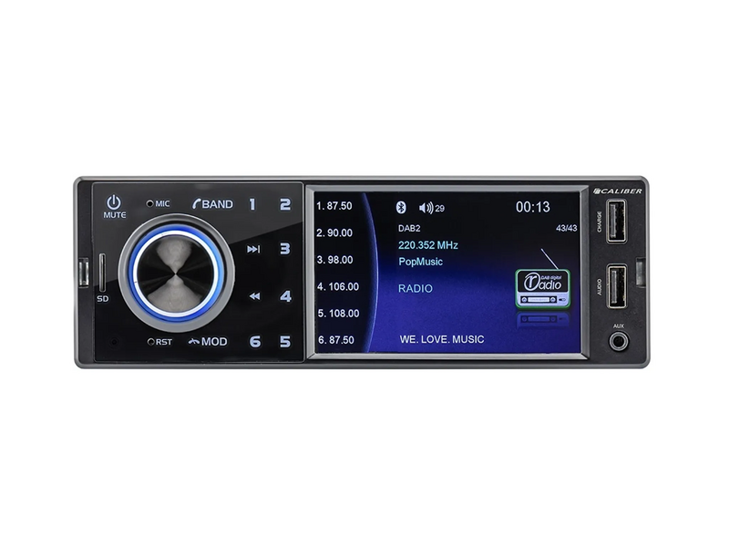 Caliber Audio Technology RMD402DAB-BT Autoradio DAB + Tuner Bluetooth Radio Auto