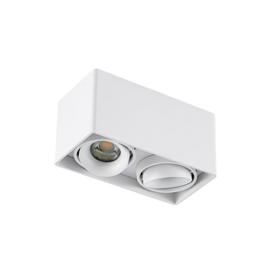 Plafonnier encastré Arcchio Kubika, spot GU10 à 2 lumières blanches 