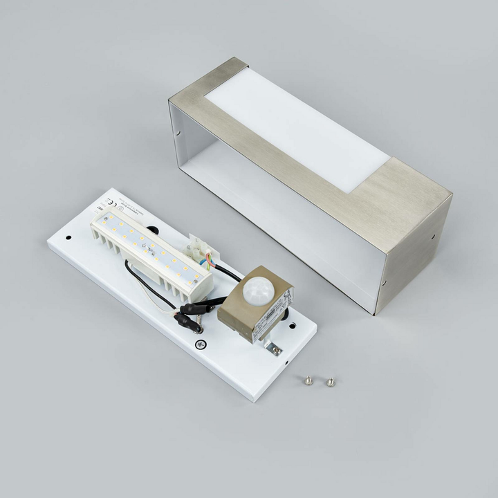 Lindby Sensor Led Außenwandleuchte Severina Wandleuchte Lampe Leuchte Edelstahl B-Ware