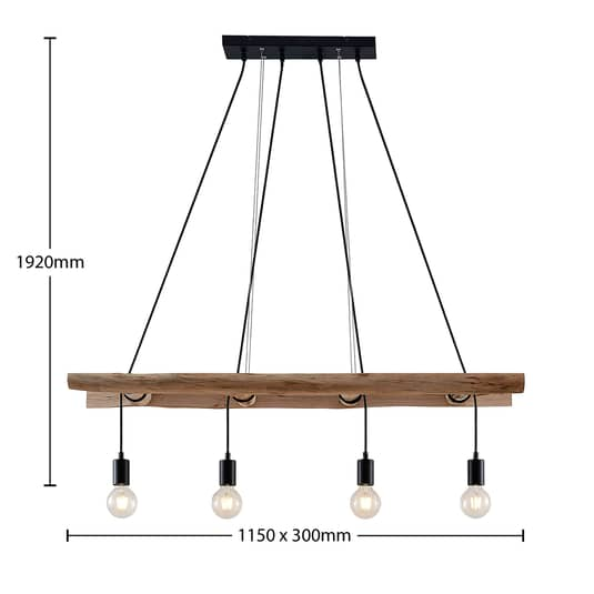 Lindby Nalima Hängeleuchte Hängeleuchte Leuchte Lampe E27 60W IP20 Deckenlampe