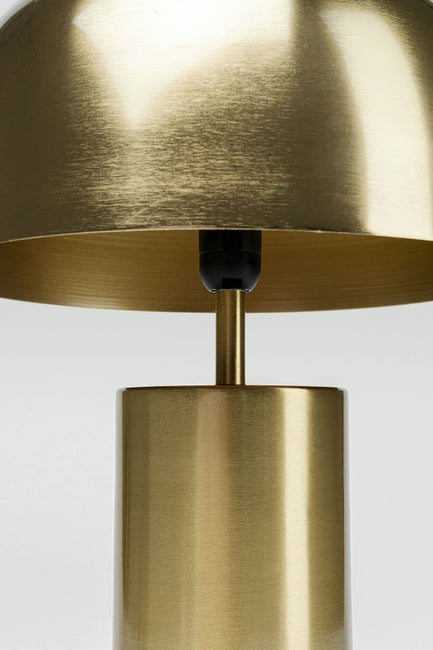 KARE Loungy Gold Tischleuchte Tischlampe Nachttischlampe Leselampe Lampe Leuchte