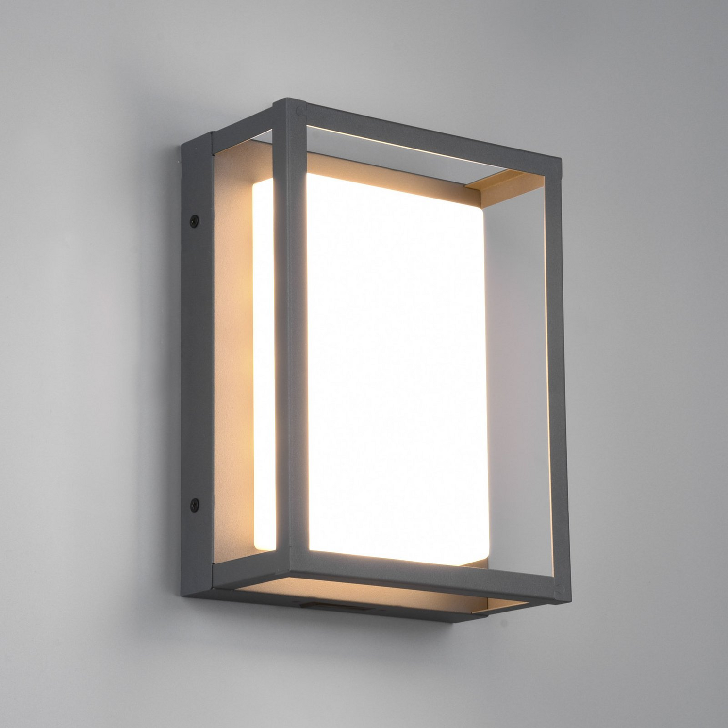 B-Ware Trio Lighting Led Außenwandleuchte Witham Ip54 Cct Anthrazit Wandlampe Lampe - 4017807529333